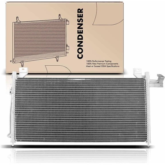 A-Premium Air Conditioning A/C Condenser Compatible with Mazda Protege 2001-2003, Replace# 3077, 3117, B25F61480A