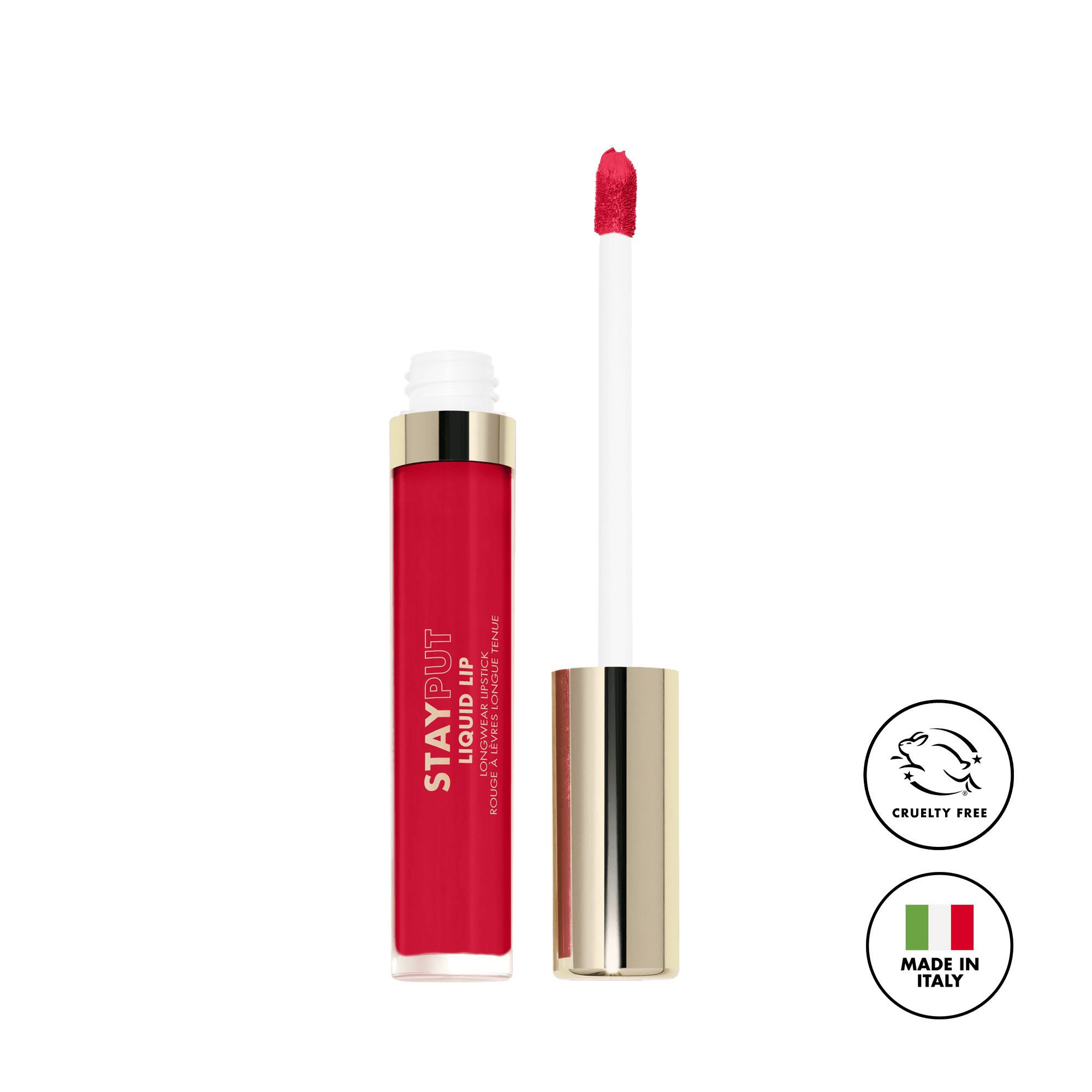Milani Stay Put Liquid Lip Longwear Lip, Red Flag