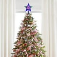 thumbnail image 6 of CuiLiyq Christmas Tree Luminous Decoration, Five Pointed Star Decorative Light for Christmas Tree Top, For Family Holidays Weddings Parties Decoration (Multicolor), 6 of 6