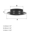 thumbnail image 2 of Uxcell 50 Sets 26mm Hole Copper Grommets Eyelets Black for Fabric Leather Canvas Curtain, 2 of 6