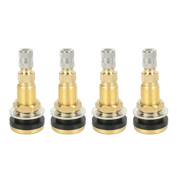 4pcs TR618A Air Liquid Water Tubeless Tyre Valve Stems Accessories Gold ...