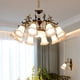 thumbnail image 4 of Pantalla de cristal para decoración de lámpara de pared de pantalla de lámpara E27 de 4 piezas, 4 of 9