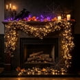 thumbnail image 7 of Dxssxc Halloween Glowing Artificial Rattan Decor 70in with LED String Lights, for Home Fireplace Stairs Wall Door Window Festival Decor, 7 of 7