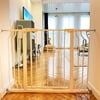 BalanceFrom Easy Walk-Thru Baby Safety Gate for 29.1”-43.3” Opening, 30” Tall, White
