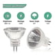 thumbnail image 2 of 12 Pack of Mr11 20W 12V Gu4 Halogen Lamps with Dimmable Glass Cover for Ceiling Lights Warm White 2700K, 2 of 3