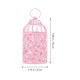 thumbnail image 5 of EeaseMX portavelas de hierro con diseño hueco, estilo jaula de pájaros, para decoración de escritorio del hogar (rosa), 5 of 7