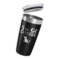 thumbnail image 3 of I've Got Cattitude Tumbler Travel Mug Funny Cat Lover Attitude Gift Insulated Laser Engraved Coffee Cup 20 oz Black, 3 of 5