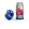 thumbnail image 4 of Thermos Kids Bouteille d'eau isolée sous vide avec paille rabattable, 355 ml, Spiderman, 4 of 10