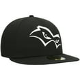 thumbnail image 3 of Men's New Era Black Quad Cities River Bandits Authentic Collection Team Alternate 59FIFTY Fitted Hat, 3 of 4