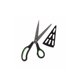 image 1 of Pizza Scissors , Cutter Spatula-Green