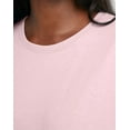 thumbnail image 4 of Hanes Essentials Women's T-Shirt Dress, Cotton Pale Pink ONE SIZE, 4 of 5
