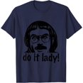 thumbnail image 1 of Funny Do It Lady Chit Humor T-Shirt - Black - 3XL, 1 of 2