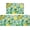 Teal, variant on Lemon Kitchen Mat Set 2 PCS Anti Fatigue Lemon and Leaf Kitchen Rugs Waterproof Cushioned Leather Runner Rug Non Slip Comfort Standing Floor Mats for Kitchen, Home, Sink 17.3" x 28" + 17.3" x 47"