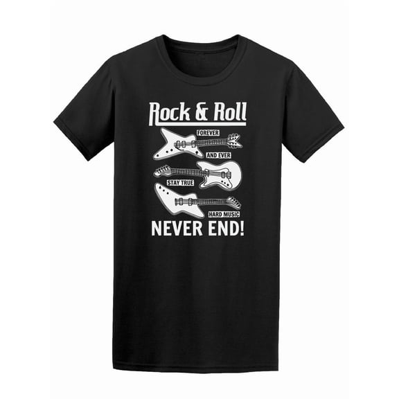 Rock Festival Rock & Roll  T-Shirt Men -Image by Shutterstock, Male Medium