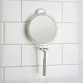 InterDesign Power Lock Suction Shaving Mirror for Shower or Bathroom