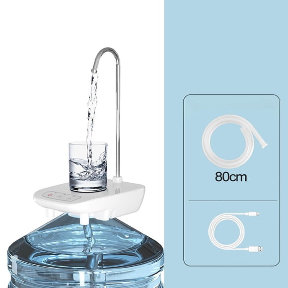kurtrusly Distributeur d'Eau Électrique Portable pour Eau Potable Eau Quantitative Camping Ménage Blanc