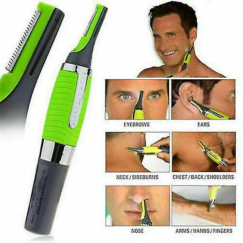 Nose Eyebrow Neck Sideburns Ear Nasal Hair Trimmer Precision Clipper Remover