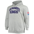 thumbnail image 2 of Men's Mitchell & Ness Jason Williams Heathered Gray Sacramento Kings Big & Tall Name & Number Pullover Hoodie, 2 of 4