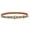 Khaki, variant on Fashionable Reptile Print Dress Belt 110cm Length Faux Leather Waist Girdle