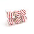 thumbnail image 3 of Juego de 6 bolas de Navidad de 6 cm con purpurina blanca y roja para colgar en el árbol de Navidad, decoración navideña, regalo de Navidad, 3 of 5