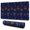 Halloween Doodle Icons-1, variant on Long Mouse Pads for Desk,Halloween Doodle Pumpkin Pattern Desk Mats on Top Of Desks, Desk Mouse Pad Extra Large with 3mm Non-Slip Base and Stitched Edge for Gaming,Office,Work,Home 31.5"x11.8"