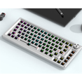 thumbnail image 3 of 83 Keys Aluminum Mechanical Keyboard Kit Wired RGB Hot Swap Custom Metal Multifunction Gaming Keyboards, Silver, 3 of 10