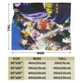 thumbnail image 3 of My Hero Academia Blanket, Anime Throw Blanket For Couch Sofa Bed, Soft Cozy Lightweight Warm Flannel Blanket, Home Decor, Anime Gifts For Boys Girls Kids Teens, 60"X50", 3 of 9