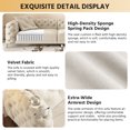 thumbnail image 6 of VEPXXP 97.7" 3-in-1 Convertible Sleeper Sofa, Pull Out Sofa Bed with 28.4" Deep Seat, 4-Seater Couch with Movable Ottoman, Button Tufted Modern Sofa for Living Room, Bedroom, Beige, 6 of 9