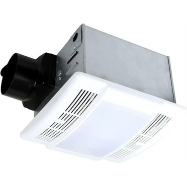Akicon Bathroom Exhaust Fan, Ultra Quiet 90 CFM 1.5 Sones Ventilation LED Fan with Light (12W E26 Base LED Blub Included) 3 Years Warranty