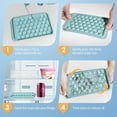 thumbnail image 4 of Ice Cube Tray with Lid and Bin - Round Ice Trays for Freezer with Lid - Ice Cube Trays for Freezer with Ice Container (0.8"-2PACK Blue), 4 of 8