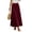 Wine, variant on Lmueinov Womens Flowy Maxi Skirts Cotton Linen High Waisted A Line Long Skirts for Women 2026 Fall Winter Trendy Beach Vacation Skirts