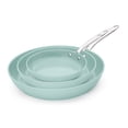thumbnail image 3 of Juego de 3 Sartenes JADE COOK 20 24 y 28 cm con cuchillos multicolor, 3 of 4