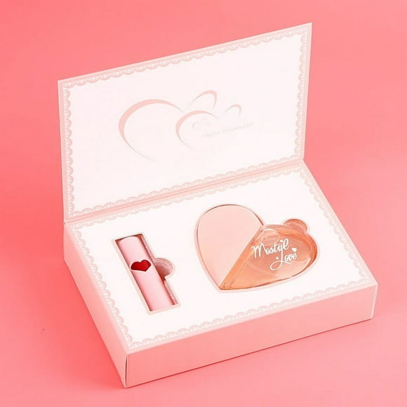 WIZUTIZ Ladies Perfume Valentine's Day Box Rose Love Sweet Lingering Fragrances 50ml Flash Deals