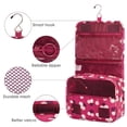 thumbnail image 4 of Neceser colgante Narwey Travel Maquillaje Organizador Rojo, 4 of 7