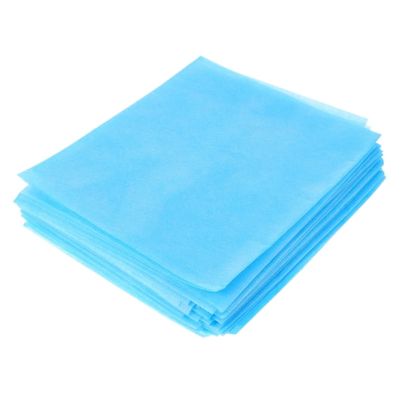 DINHEAROM 20Pcs Waterproof Non-Woven Fabric Bed Sheets for Home Use Durable and Practical Blue Covers