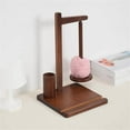 thumbnail image 3 of Uutvmp Wooden Yarn Holder for Crocheting and Knitting with Phone Stand, Crochet Hook Storage, and Magnetic Yarn Ball Holder Spinner, Ideal Gift for Crochet Lovers, 3 of 8
