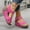 Hot Pink, variant on Wedge Sandals Womens Ladies Espadrilles Gladiator Summer Beach Open Toe Buckle Ankle Strap Roman Shoes Hot Pink 7