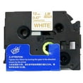 thumbnail image 2 of LM Tapes replacement for Brother PT-D200 1/2" (12mm 0.47 Laminated) Gold on White Compatible TZe P-touch Tape for use in Ptouch PTD200 Label Printer with FREE Tape Guide Included, 2 of 2