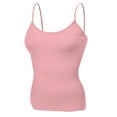thumbnail image 3 of Essential Basic Women Layering Basic Short Camisole Cami Adjustable Strap Tank Top - Junior Sizing, 3 of 4
