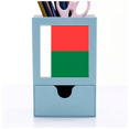 thumbnail image 1 of Madagascar África país bandera nacional Tarjeta de clip de pluma del gestor de suministros de oficina, 1 of 3