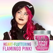 Punky Colour Semi Permanent Hair Color Creme, Vibrant Conditioning Hair Dye, Flamingo Pink, 3.5 fl oz