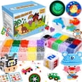 thumbnail image 1 of Kit de Cuentas para Planchar Meland Fuse 24000 piezas 5 mm 24 Colores con Tableros de Clavijas, 1 of 8