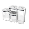 Better Homes & Gardens 4 pack Flip-Tite Square Food Storage Container Set