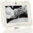 thumbnail image 3 of Roman Caroline Collection 8.25"H White Baptism Frame, Holds 4" x 6" Photo, 3 of 5