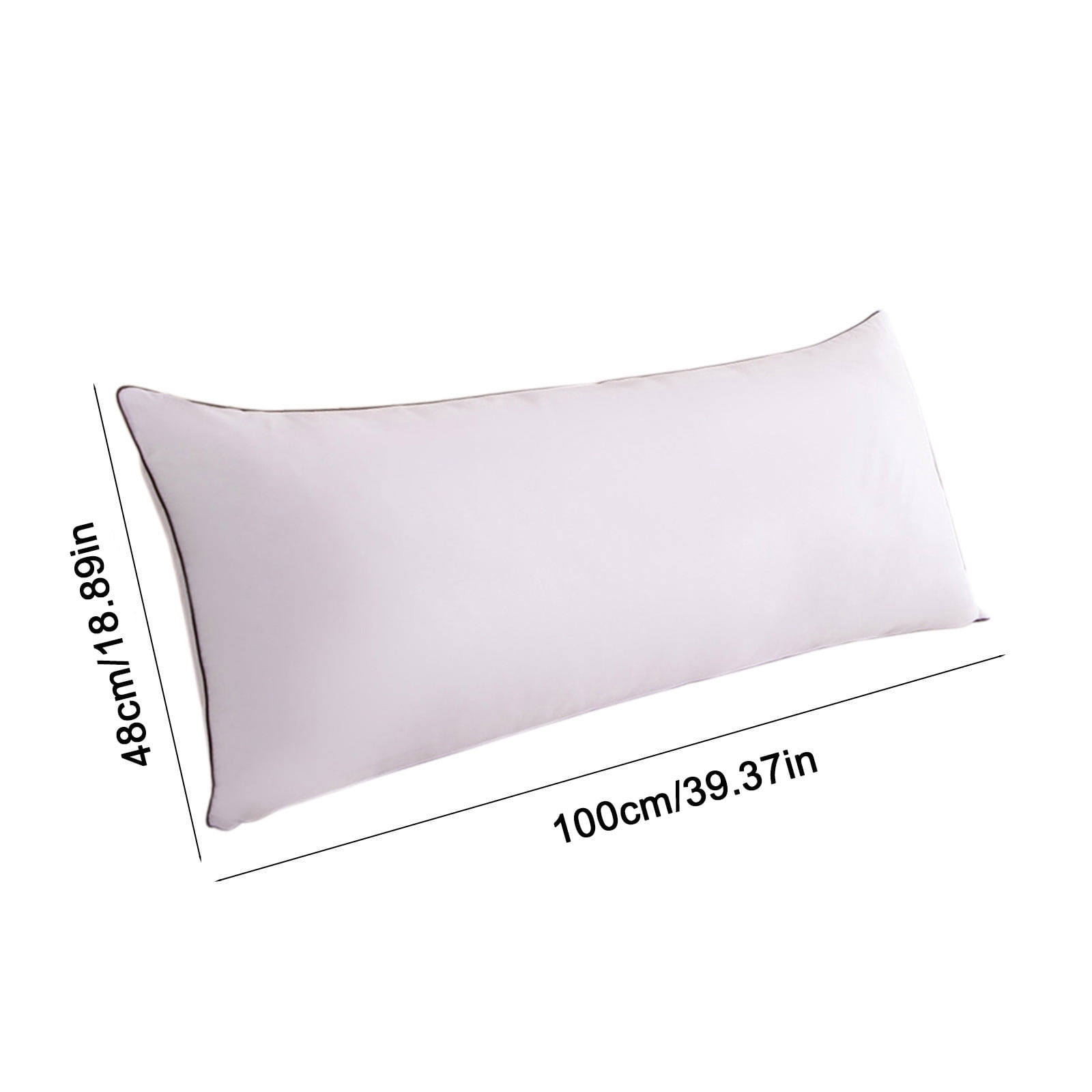 AUHomi Soft Body Pillow, Full Body Pillow Cushion, Fluffy Firm and Long, 19x40 inch For Sleeping and Back Pain (1PC, M)
