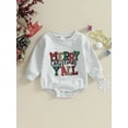 thumbnail image 2 of GXFC Infant Thanksgiving Romper for Boy Girls 3M 6M 9M 12M 18M Newborn Long Sleeve Letter Print One Piece Jumpsuit Bodysuit Clothing for Baby Girls, 2 of 8