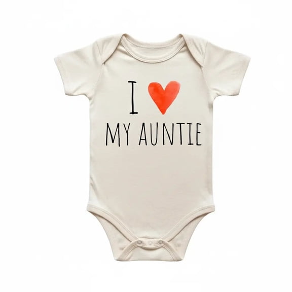 I Love My Auntie Newborn Baby Bodysuit