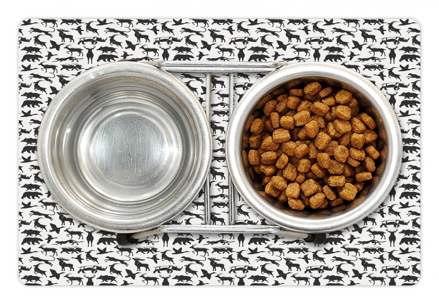 Deer Hunting Pet Mat for Food and Water, Forest Animals Pig Wild Boar ...