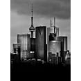 thumbnail image 2 of Carson, Brian 19x24 Black Ornate Wood Framed with Double Matting Museum Art Print Titled - Toronto Skyline No 2, 2 of 4