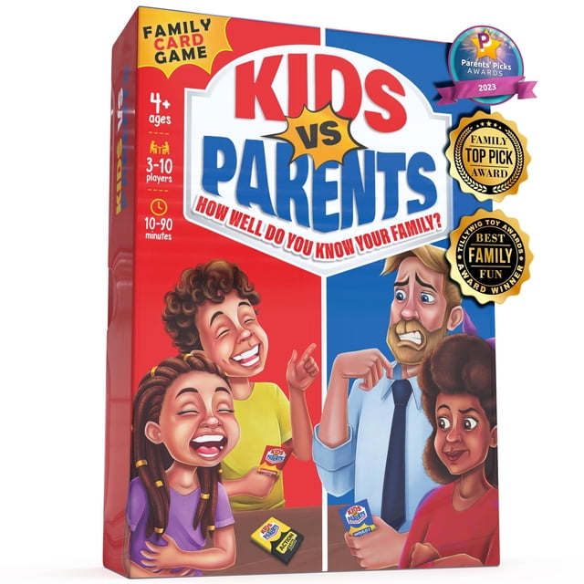 Juego de cartas: niños contra padres: ¿Qué tan bien conoces a tu familia?